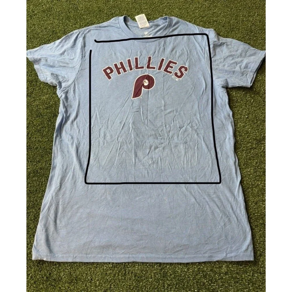 Phillies Tee Shirt By Fanatics Size Mens M Short Sleeve NWOT